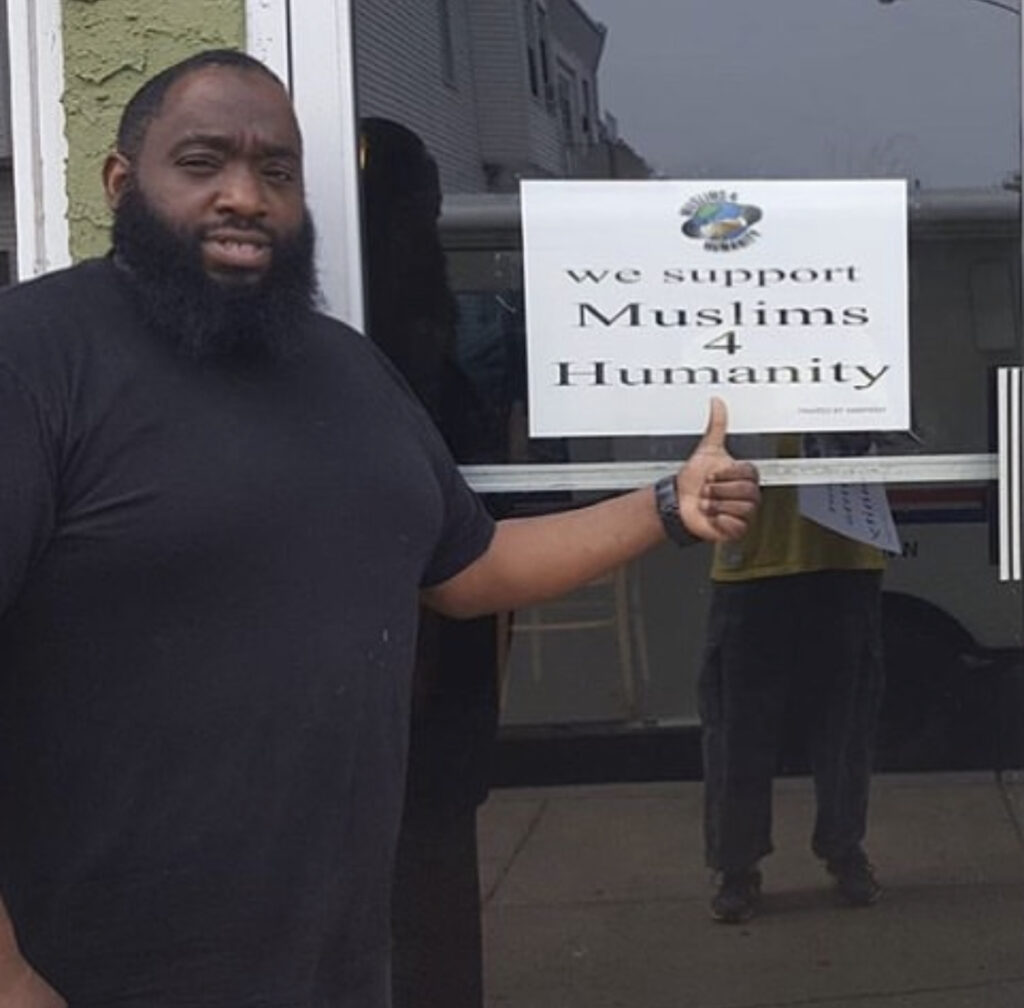 Supporter giving thumbs up